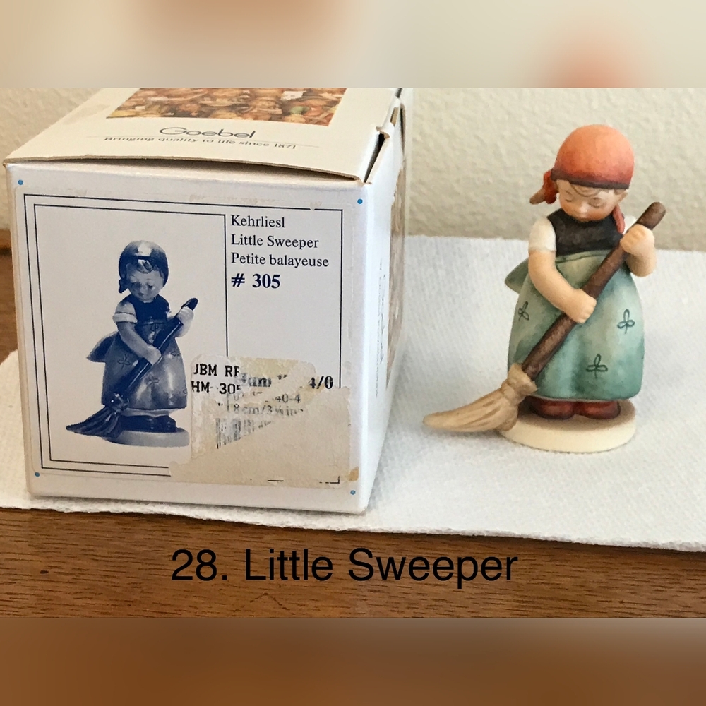 Little sweeper goebel Hummel 171 4/0 1986 with box & certificate of authenticity